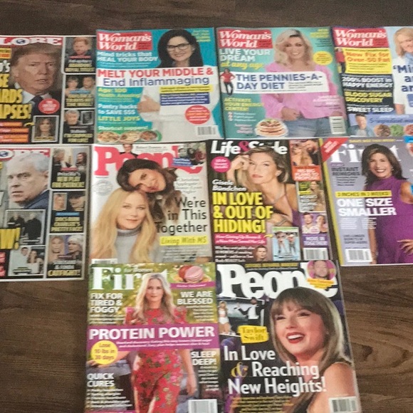 💕😻 BRAND NEW TAYLOR SWIFT 10 New magazines JUST FOR YOU PEOPLE WOMEN’S WORLD - Picture 12 of 17